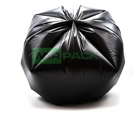 Мешки для мусора 60 л, 20 мкм, ПСД, черные, в рулоне 50 штук, 60х70 см - Вид 5